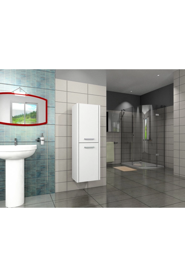 Słupek łazienkowy wiszący LUNA W2 30 cm - 5 kolorów